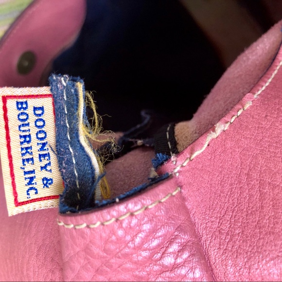 Dooney & Bourke VINTAGE LEATHER HOBO SHOULDER BAG - Picture 7 of 8